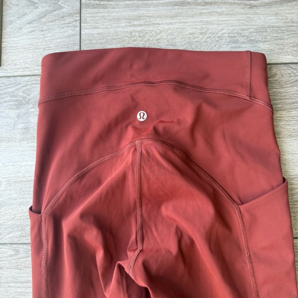 NWT Lululemon Power Thru High-Rise Tight 25" in Date Brown - Picture 14 of 14